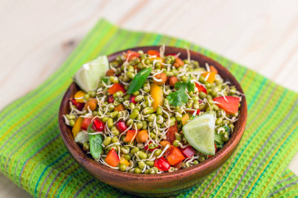 bowl of sprouts chaat